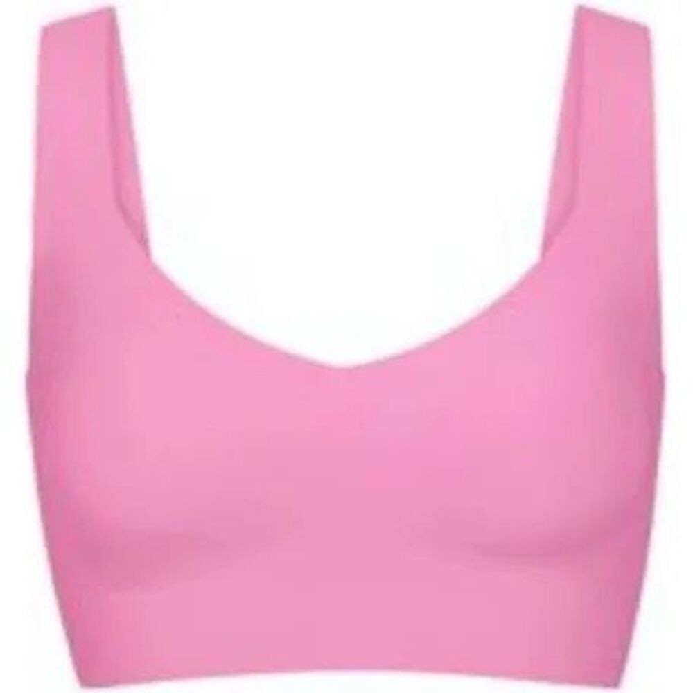 Skims Naked Plunge Bra Bubblegum Hot Pink Small DD Size